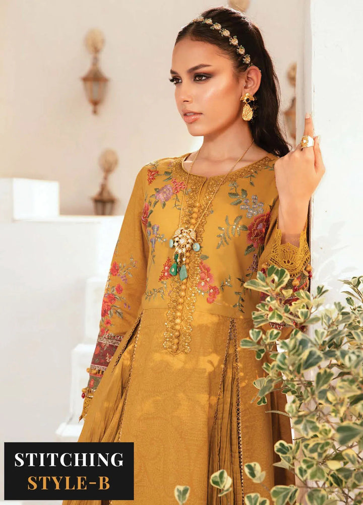 M.Prints By Maria B Embroidered Lawn Suit Unstitched 3 Piece MB24E2 2A - Summer Collection