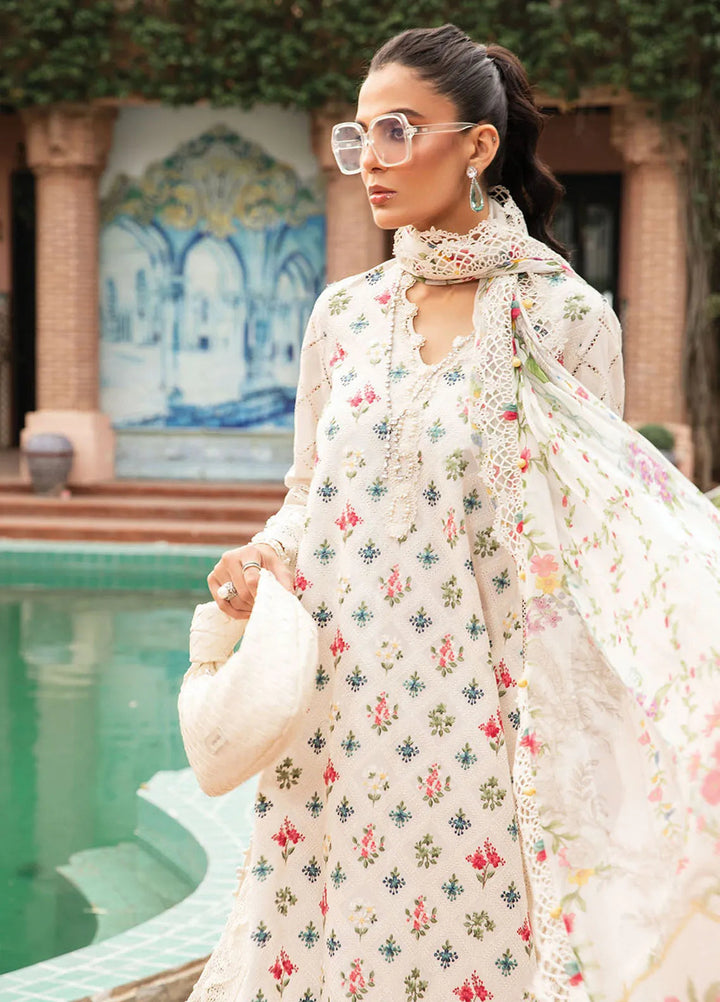 M.Prints By Maria B Embroidered Lawn Suit Unstitched 3 Piece MB24E2 3A - Summer Collection