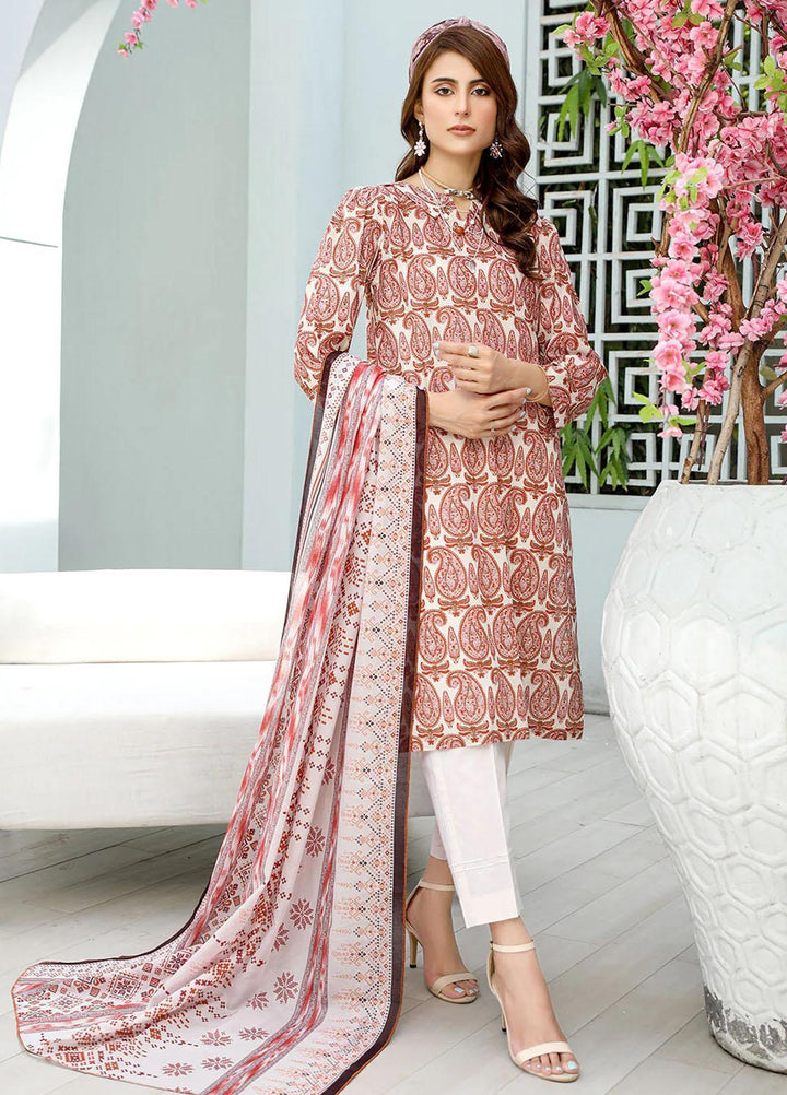 Mulberry By Safwa Printed Lawn Suits Unstitched 3 Piece SW23M-V2 SMC-18 - Summer Collection