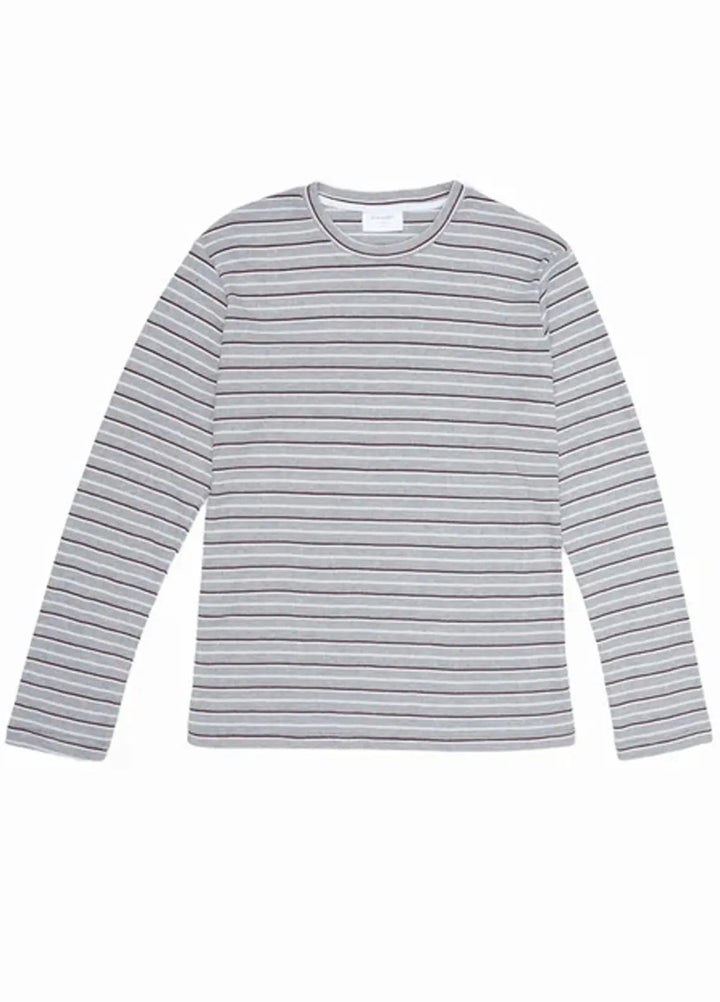 Muraqsh Mens Waffle Grey Striped Sweat Shirt
