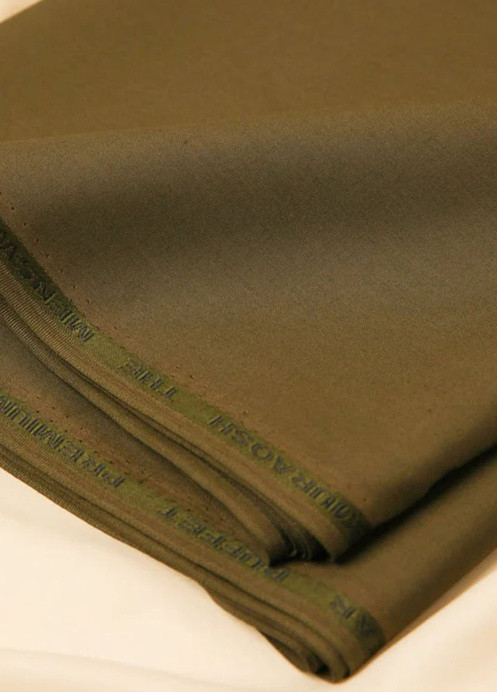 Muraqsh plain Blended Suits Unstitched 2 Piece MUR-OGUS-UNS - Mens Collection