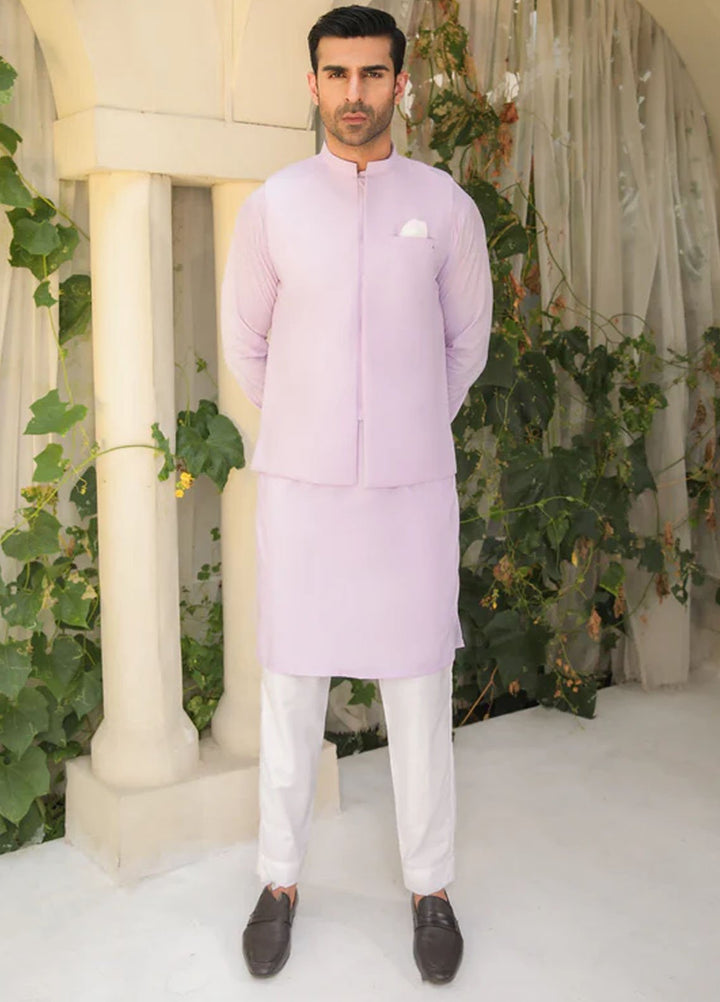 Muraqsh Pret Plain Blended 3 Piece Suit MUR-LKTWW-WC