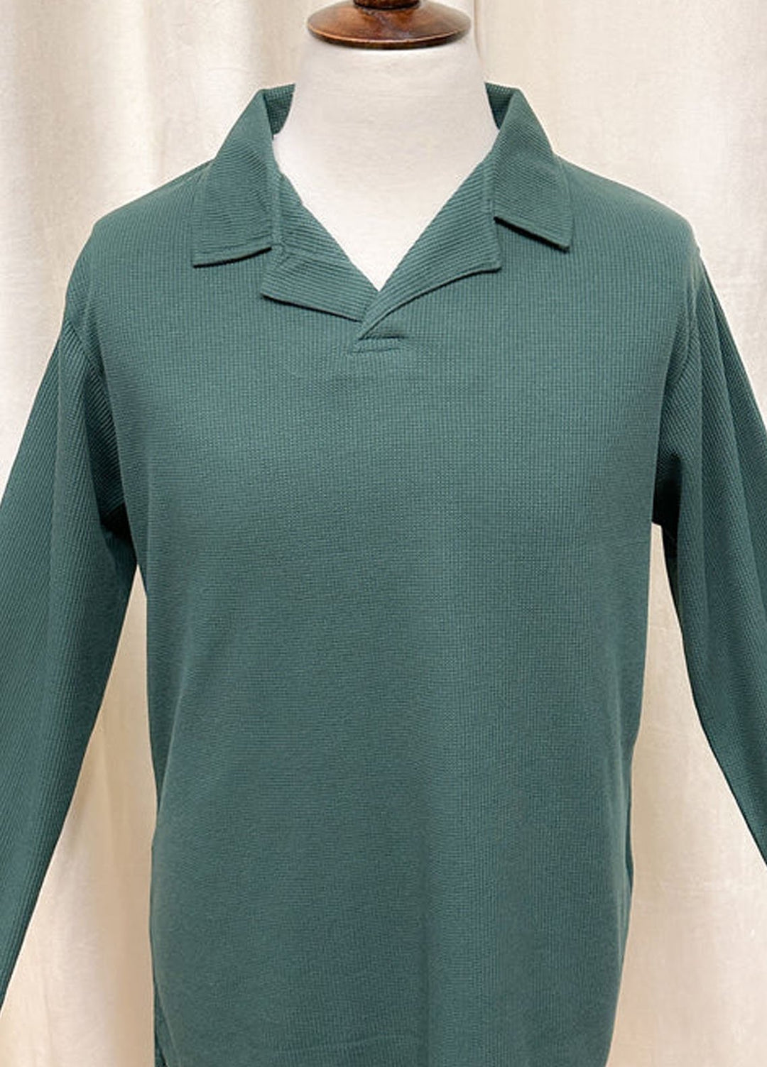 Muraqsh Textured Revere Polo Knit Shirt ABD-DGWTRP-FS