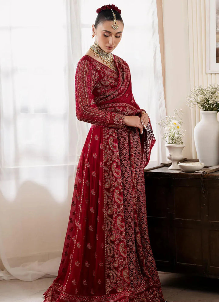 Muse By Serene Embroidered Chiffon Suit Unstitched 4 Piece SP24M Cherie S-1085 - Luxuary Collection