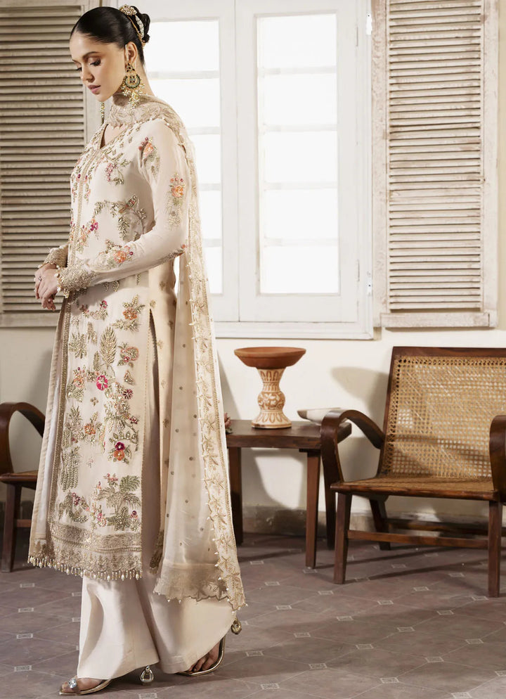 Muse By Serene Embroidered Chiffon Suit Unstitched 4 Piece SP24M Perle S-1081 - Luxuary Collection