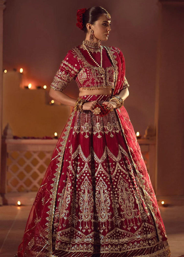 Mushk By Ajr Couture Embroidered Raw Silk Suits Unstitched 3 Piece AJR24M ASE-02 Devdas - Luxury Collection