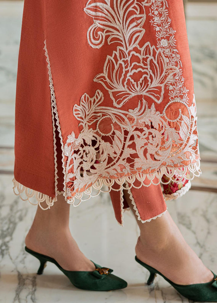 Mushq Casual Pret  Khaddar 3 Piece Suit MWP22-06 Emberglow