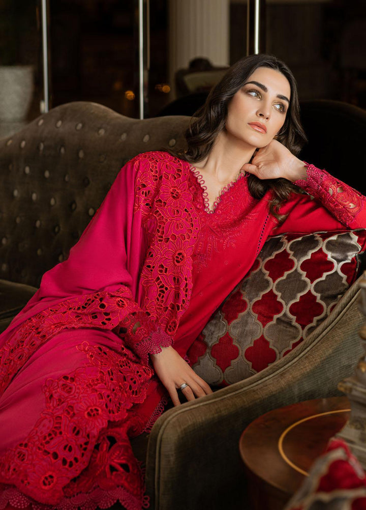 Mushq Casual Pret  Marina 3 Piece Suit MWP22-07 Very Berry