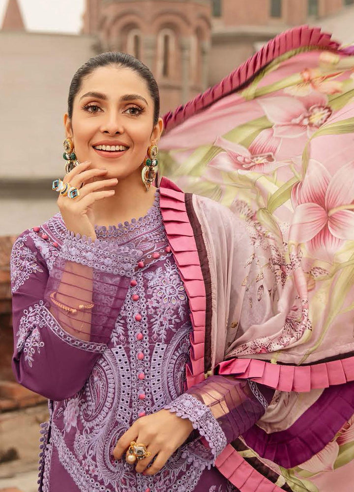 Mushq Embroidered Lawn Suits Unstitched 3 Piece MQ22FDV MSL22-10 ANDJELA - Luxury Summer Collection