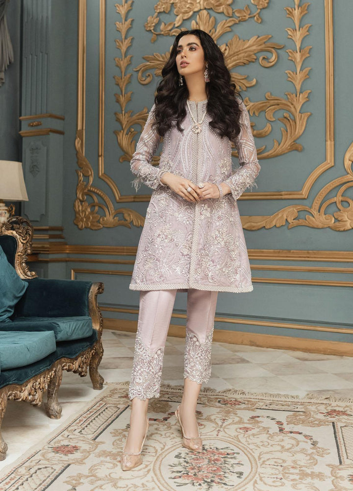 Mushq Luxury Pret  Organza Shirt MQ21PLF LF21-08 JASMINE