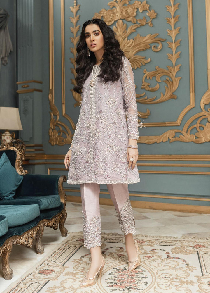 Mushq Luxury Pret  Organza Shirt MQ21PLF LF21-08 JASMINE