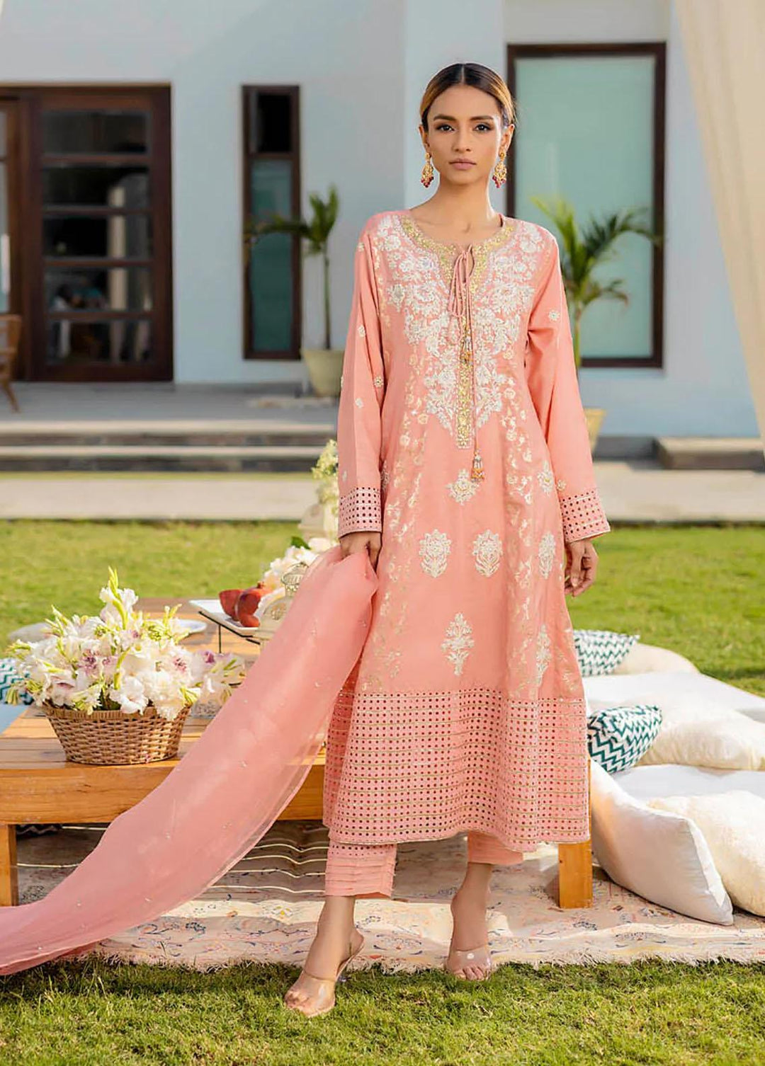Hue Pret Pret Formal Khaadi 3 Piece HUP22M AMBER