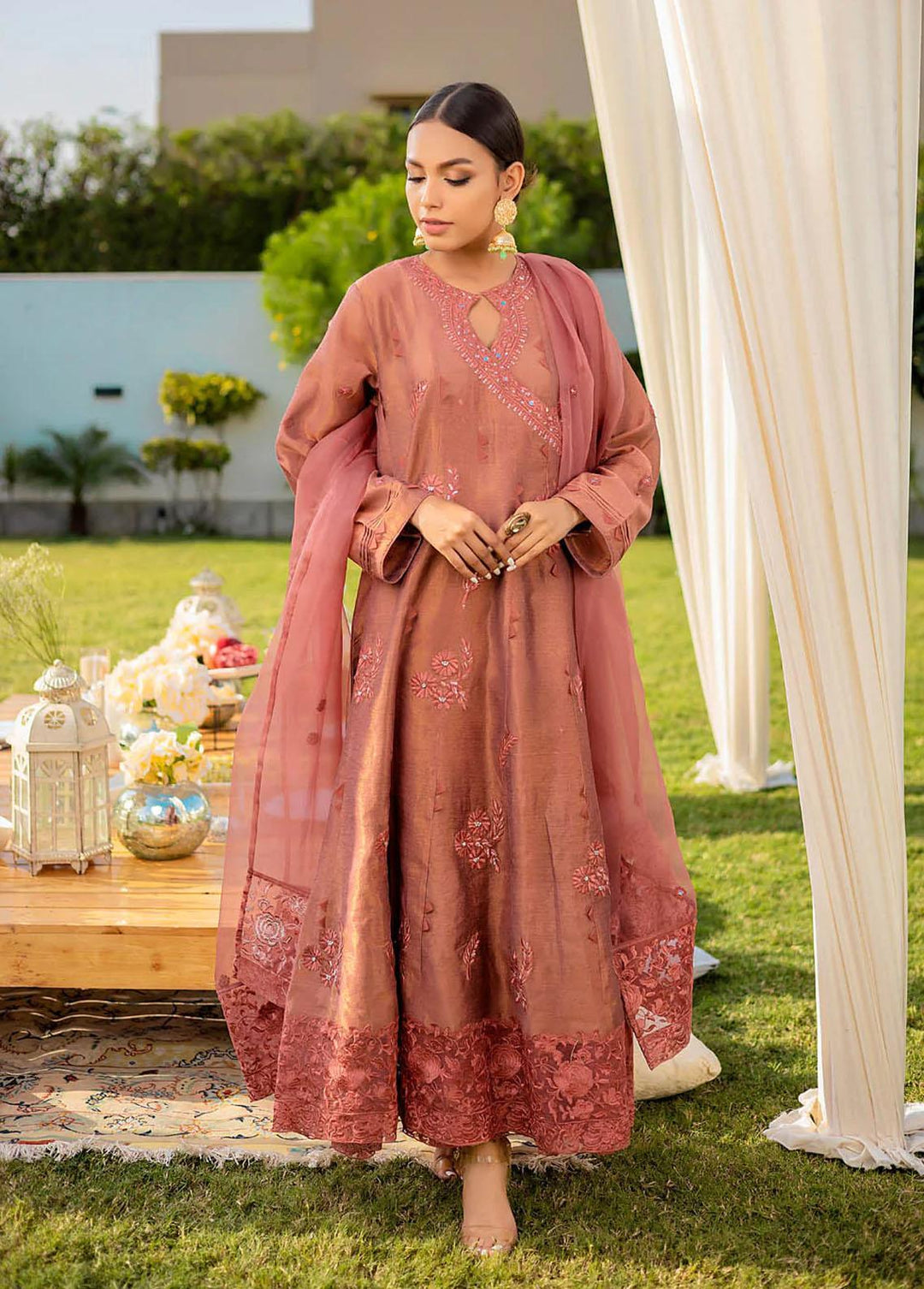 Hue Pret Pret Formal Khaadi Net 3 Piece HUP22M HAYAT