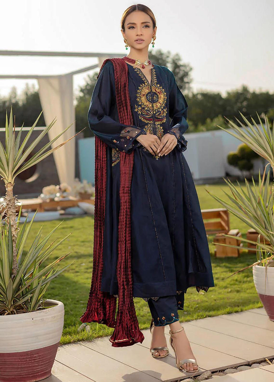 Hue Pret Pret Formal Khaadi 3 Piece HUP22M MASHAL