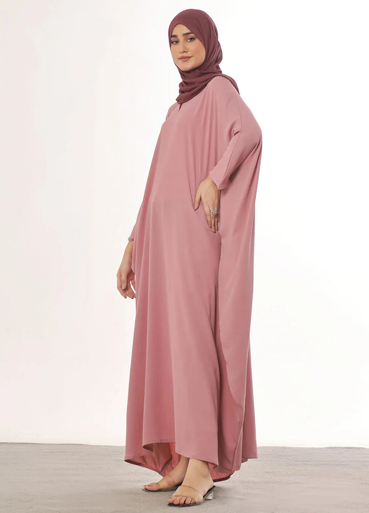 Muslima By TGM Pret Casual Abaya Pink Paradise