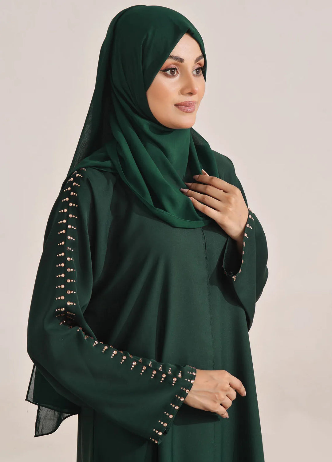Muslima By TGM Pret Casual Abaya Sage Willow