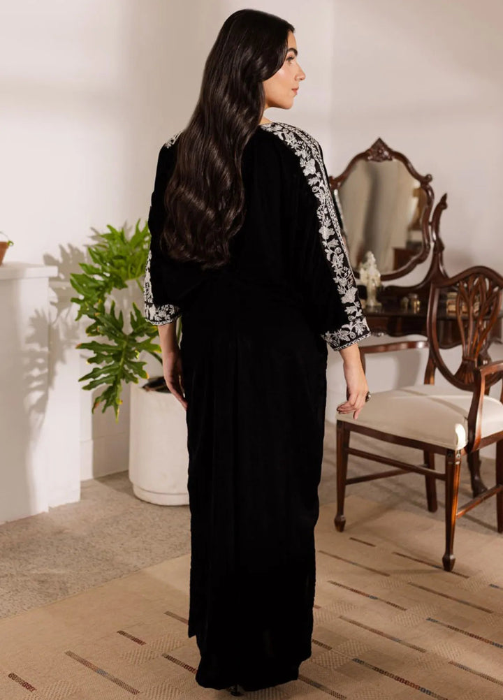 Naayas Luxury Pret Embroidered Velvet Kaftan Ravera