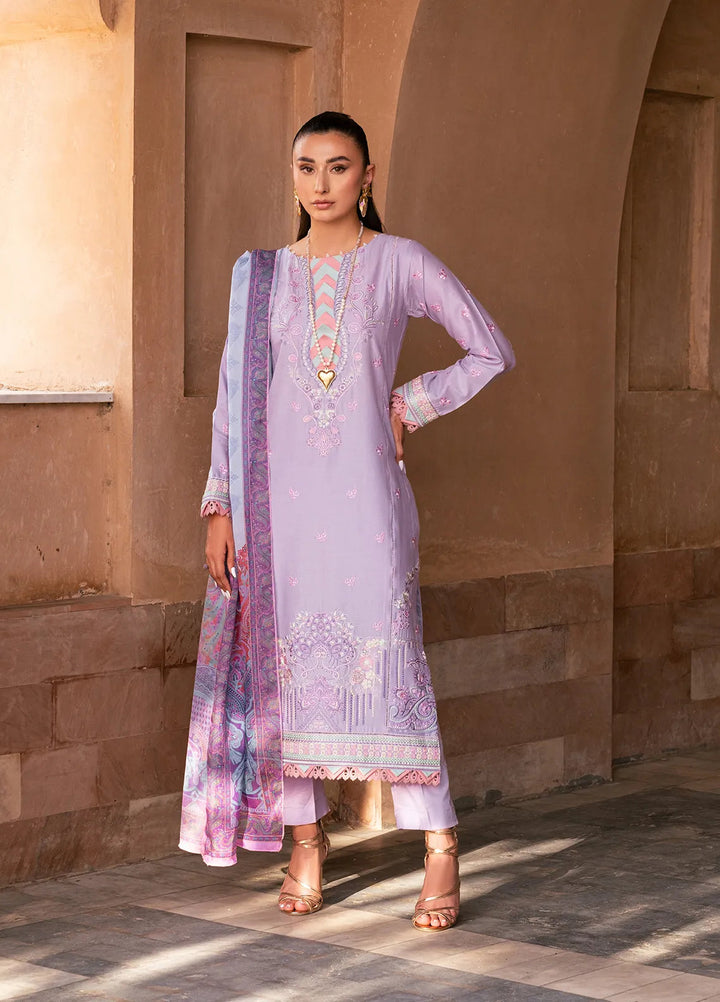Naayas Pret Embroidered Lawn 3 Piece Suit Lilly