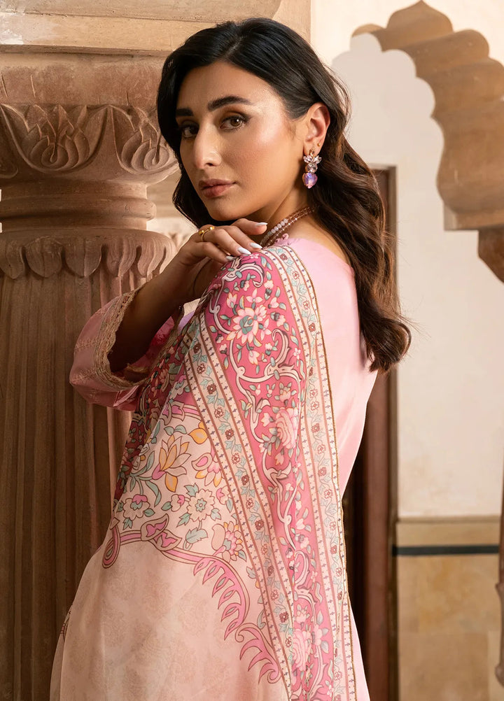 Naayas Pret Embroidered Lawn 3 Piece Suit Misty
