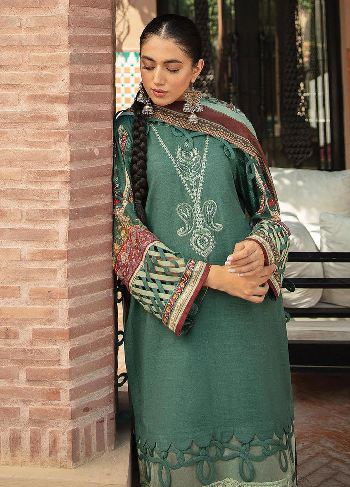 Naazaan Faixa Faixal by Ittehad Textiles Embroidered Slub Suits Unstitched 3 Piece IT21NF NZ-01 SAHIBA - Winter Collection