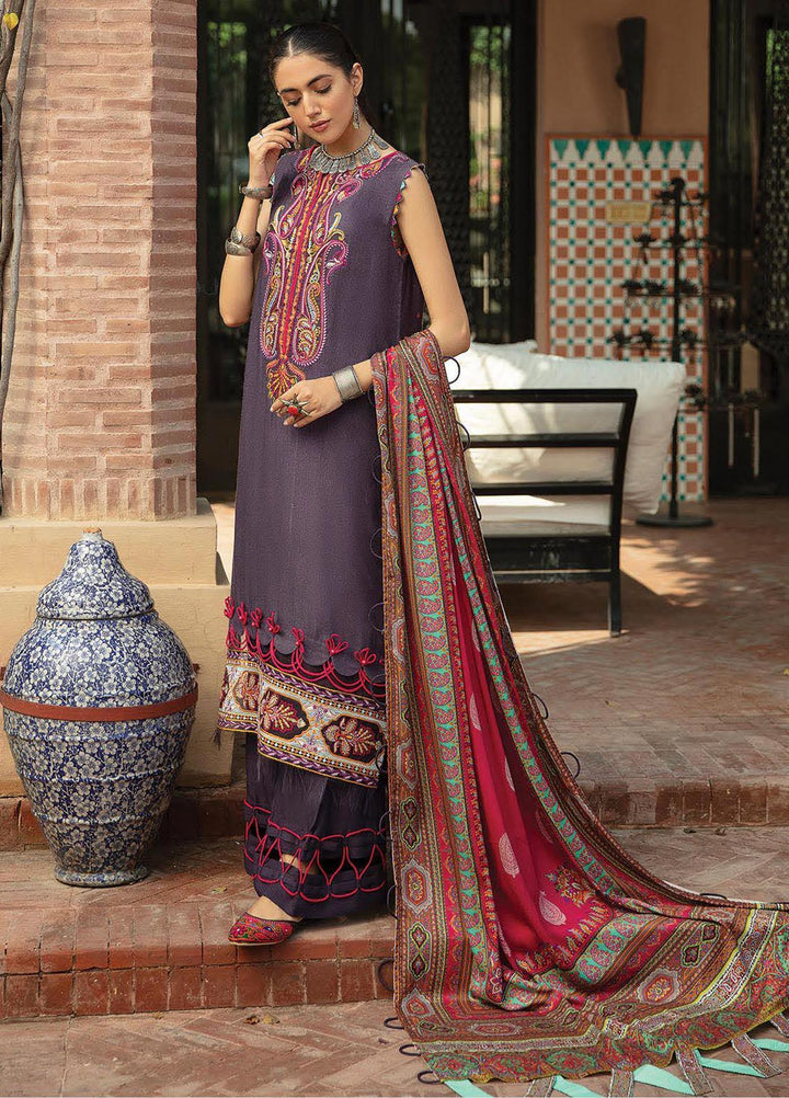 Naazaan Faixa Faixal by Ittehad Textiles Embroidered Slub Suits Unstitched 3 Piece IT21NF NZ-02 MASUMA - Winter Collection