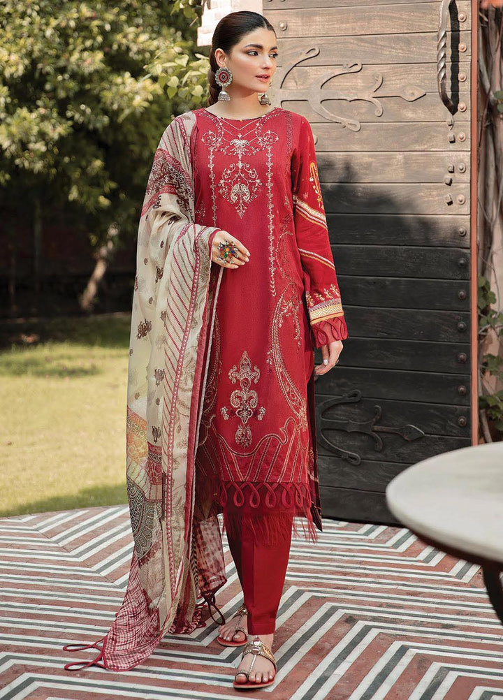 Naazaan Faixa Faixal by Ittehad Textiles Embroidered Slub Suits Unstitched 3 Piece IT21NF NZ-03 ZAIB-UN-NISA - Winter Collection