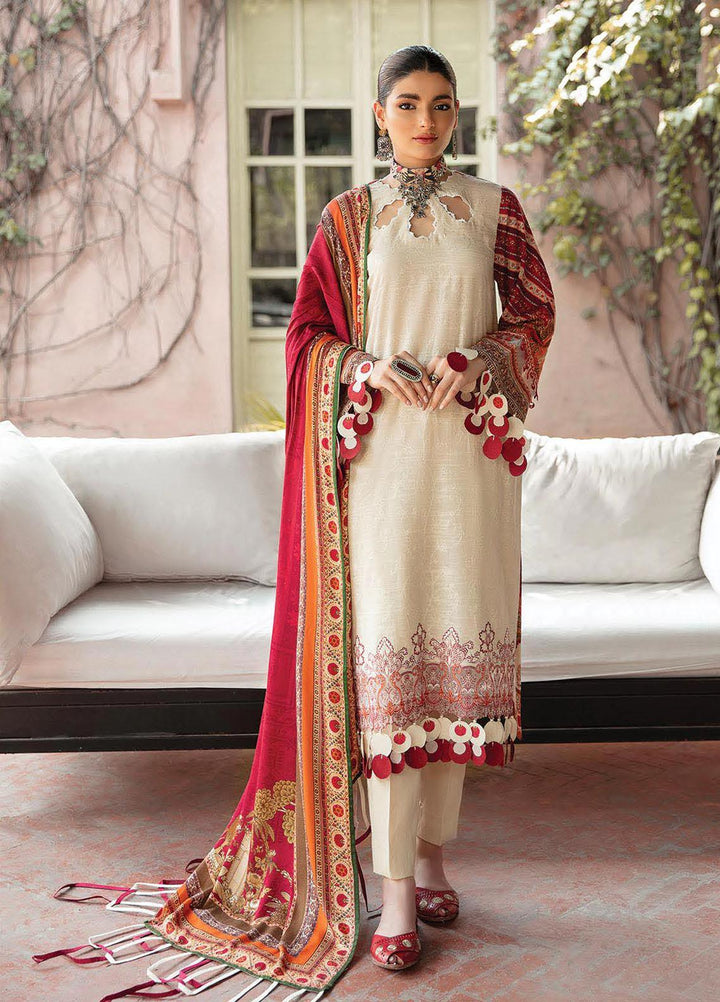 Naazaan Faixa Faixal by Ittehad Textiles Embroidered Khaddar Suits Unstitched 3 Piece IT21NF NZ-09 ZINAT - Winter Collection