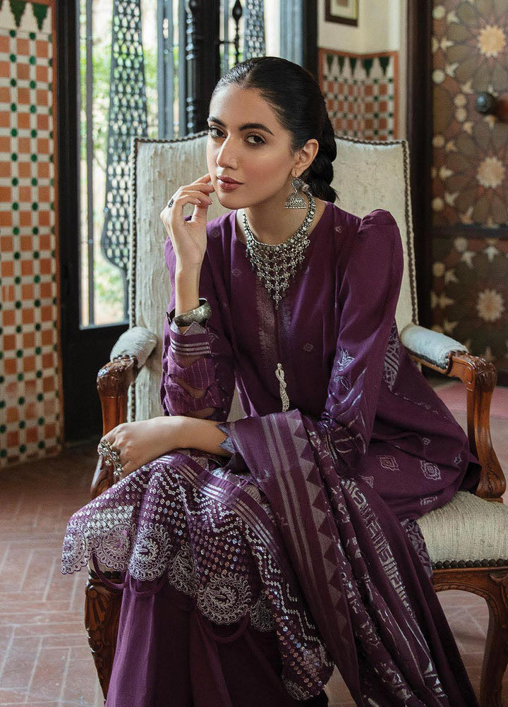 Naazaan Faixa Faixal by Ittehad Textiles Embroidered Cotton Jacquard Suits Unstitched 3 Piece IT21NF NZ-14 GULABO - Winter Collection