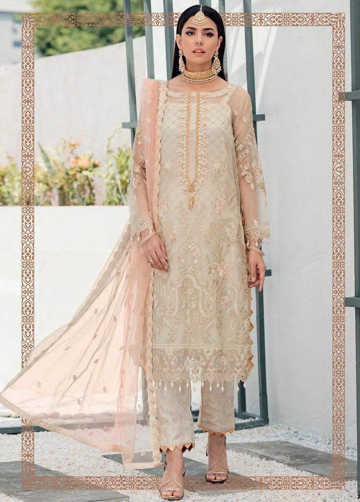 Nafasat By Emaan Adeel Embroidered Organza Suits Unstitched 3 Piece EA22N NF-04 - Formal Collection