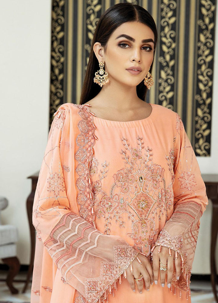 Nafasat by House of Nawab Embroidered Lawn Suits Unstitched 3 Piece HON21NF 02 DANEEN - Luxury Collection