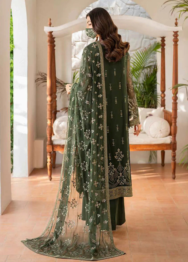 Naqsh by Safeera Embroidered Chiffon Suit Unstitched 3 Piece FL24NQ S-1401 - Formal Collection
