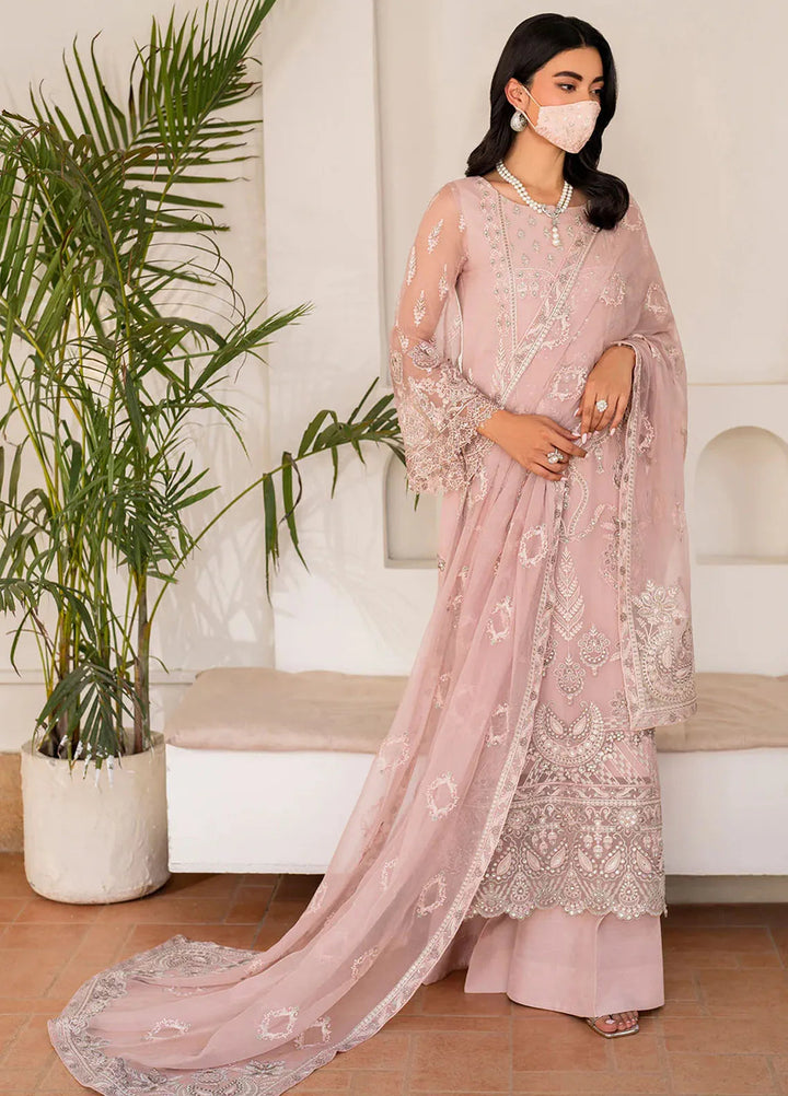 Naqsh by Safeera Embroidered Chiffon Suit Unstitched 3 Piece FL24NQ S-1403 - Formal Collection