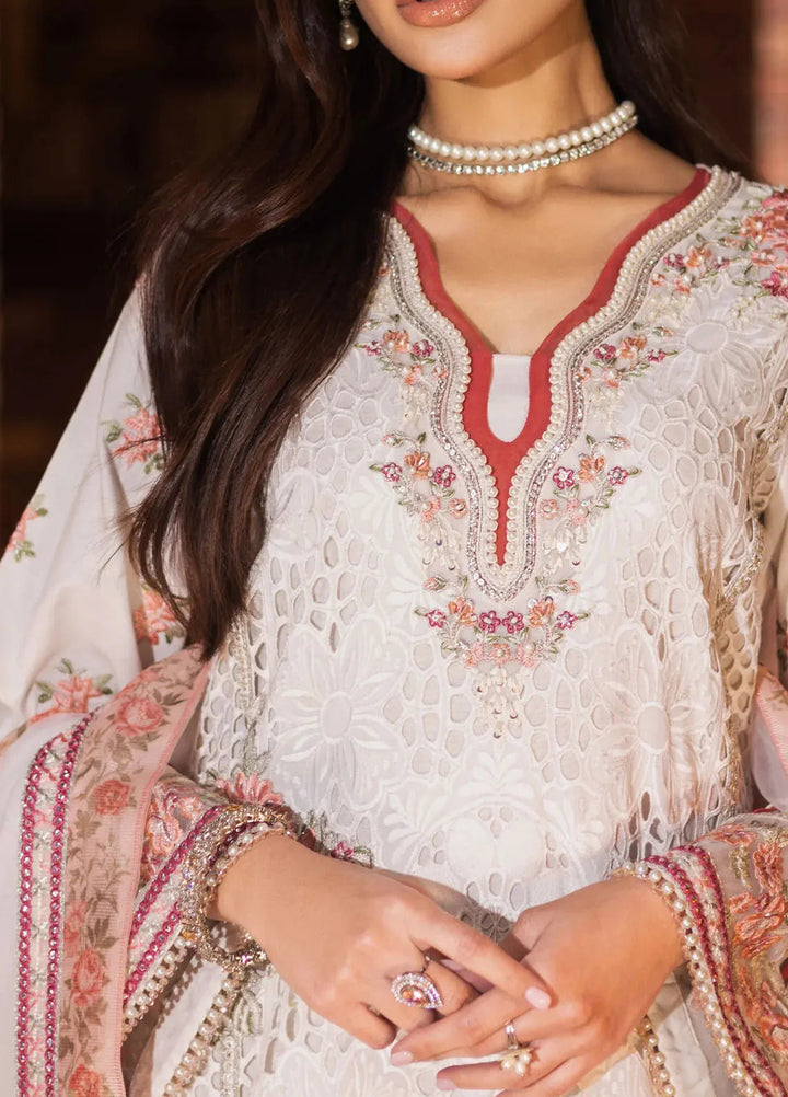 Naya by Imrozia Premium Pret Embroidered Lawn 3 Piece Suit SP-51 Mehza