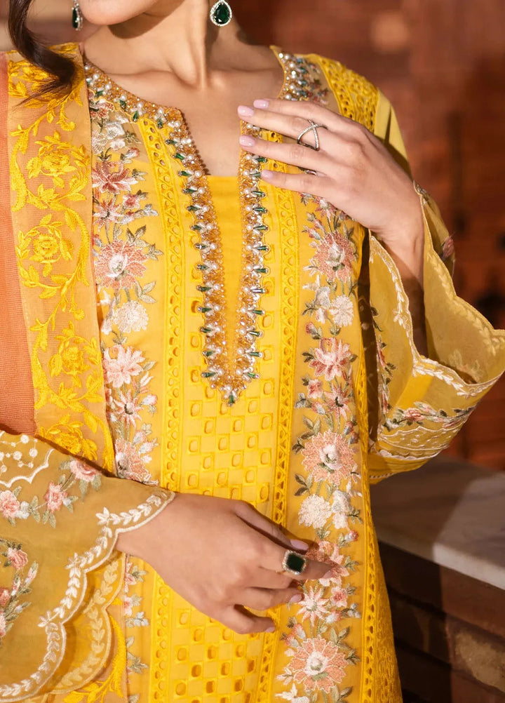 Naya by Imrozia Premium Pret Embroidered Lawn 3 Piece Suit SP-52 Waniya