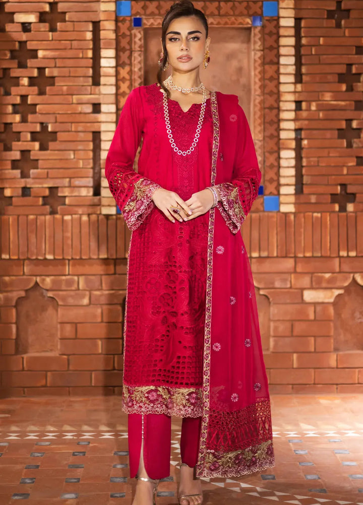 Naya by Imrozia Premium Pret Embroidered Lawn 3 Piece Suit SP-54 Rinza