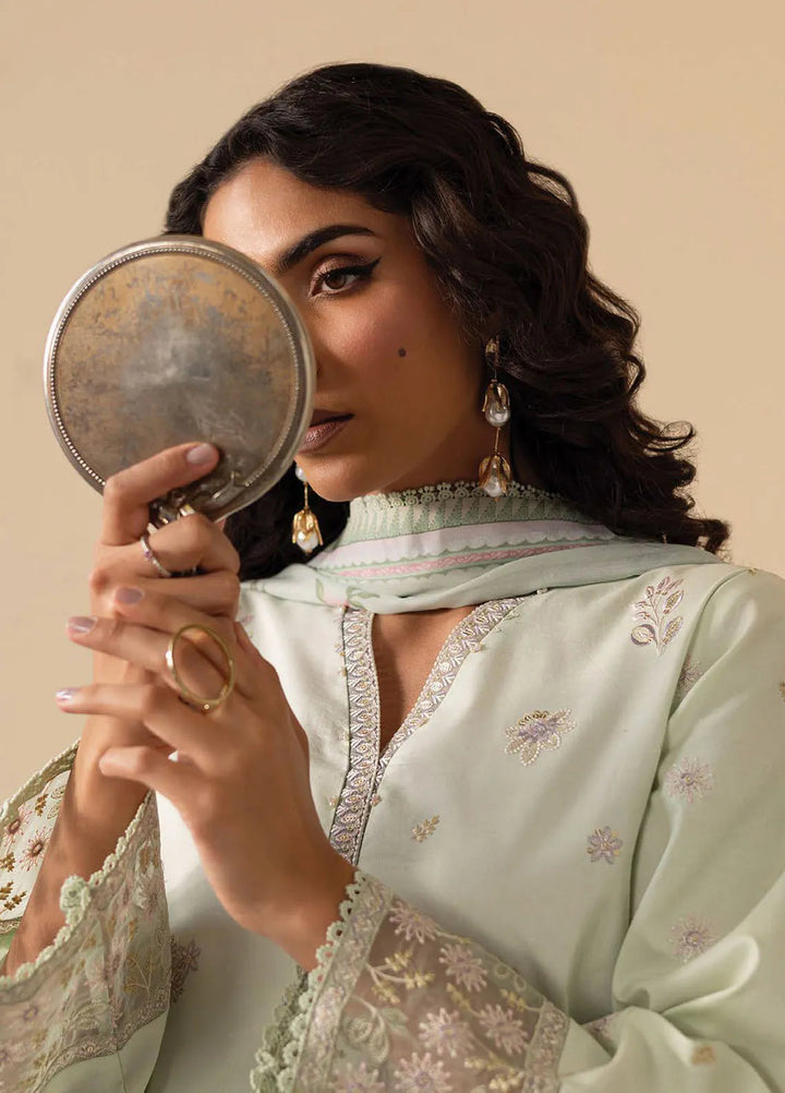 Nayaab by Seran Embroidered Lawn Suits Unstitched 3 Piece SRN25NE D-01 Abeer - Festive Collection