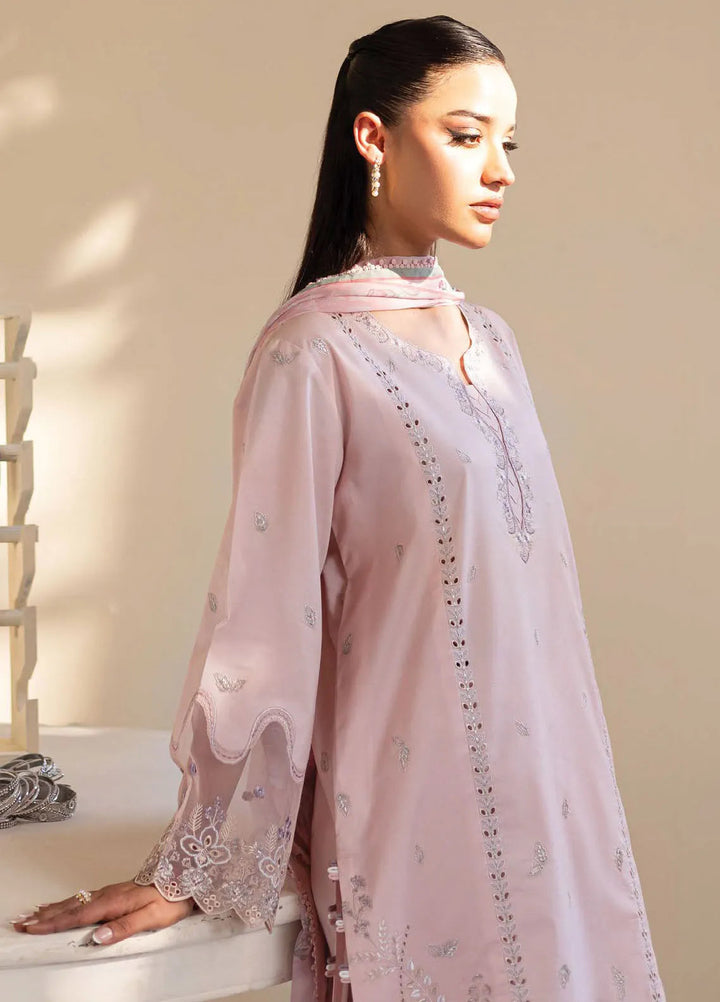 Nayaab by Seran Embroidered Lawn Suits Unstitched 3 Piece SRN25NE D-02 Rania - Festive Collection