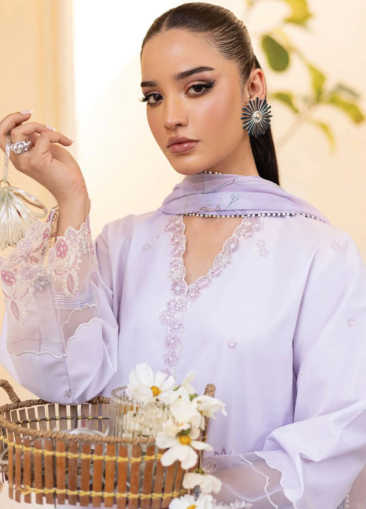 Nayaab by Seran Embroidered Lawn Suits Unstitched 3 Piece SRN25NE D-03 Reha - Festive Collection