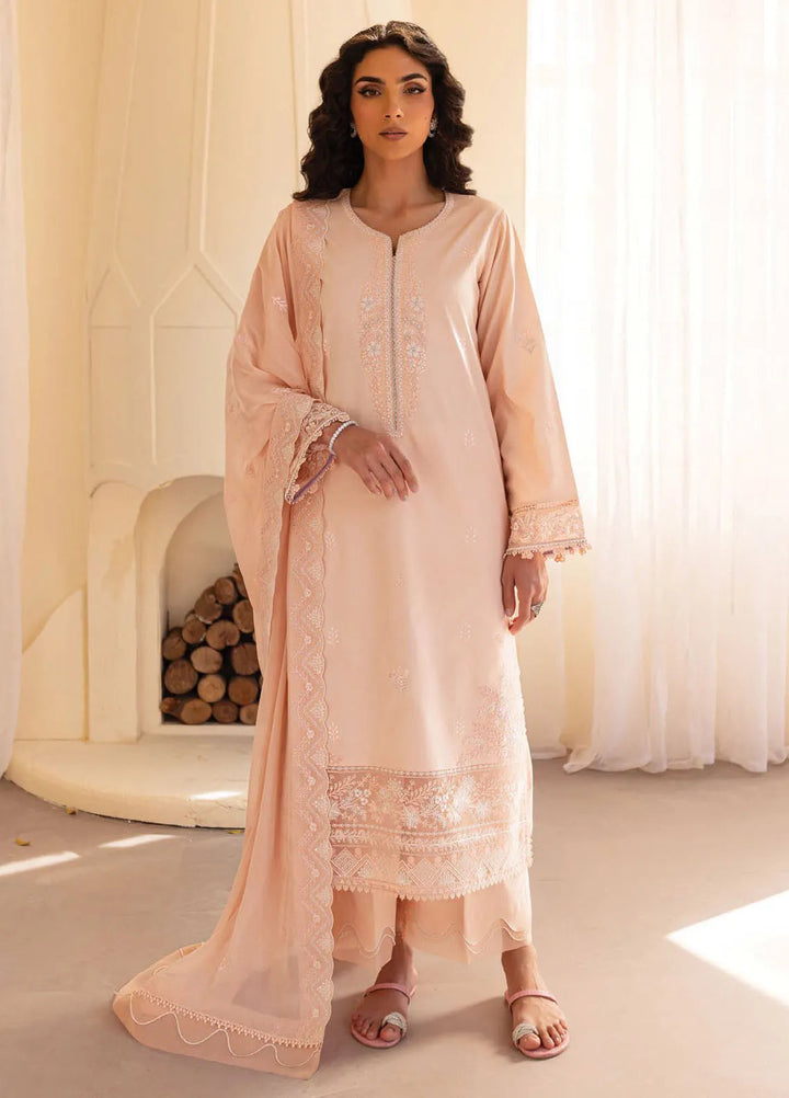 Nayaab by Seran Embroidered Lawn Suits Unstitched 3 Piece SRN25NE D-04 Izza - Festive Collection