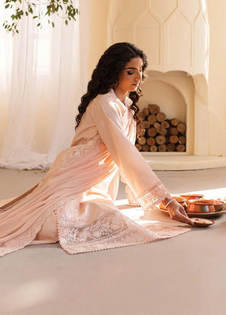 Nayaab by Seran Embroidered Lawn Suits Unstitched 3 Piece SRN25NE D-04 Izza - Festive Collection