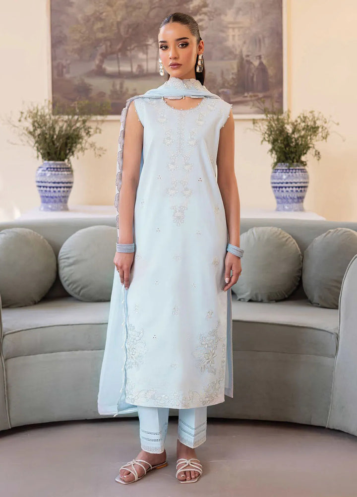 Nayaab by Seran Embroidered Lawn Suits Unstitched 3 Piece SRN25NE D-05 Niha - Festive Collection