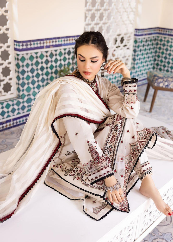 Neelos Embroidered Lawn Suits Unstitched 3 Piece NL22EL NAZAKAT - Summer Collection