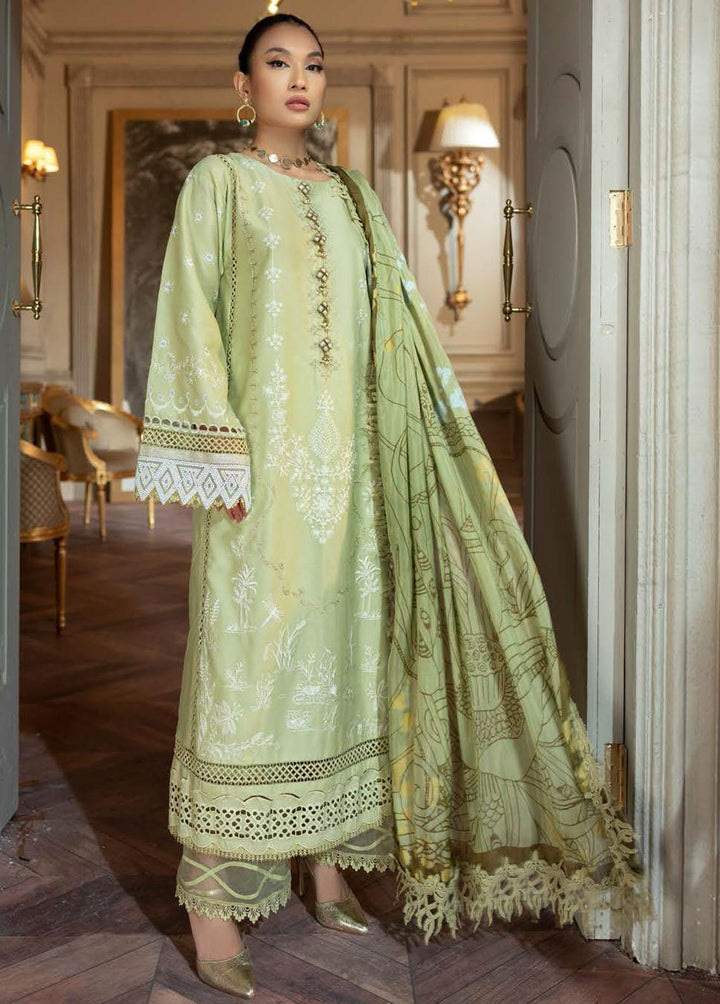 Nisa Hussain Embroidered Lawn Suits Unstitched 3 Piece NSH22SS LF-NHl 008 - Spring / Summer Collection