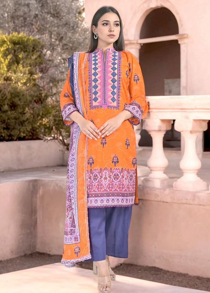 Noorma Kaamal Embroidered Lawn Suit Unstitched 3 Piece NK24L NK-PLE-06 - Summer Collection