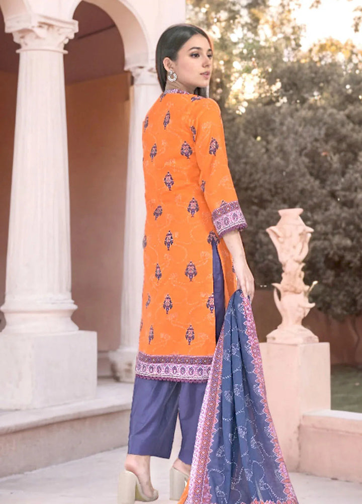 Noorma Kaamal Embroidered Lawn Suit Unstitched 3 Piece NK24L NK-PLE-06 - Summer Collection