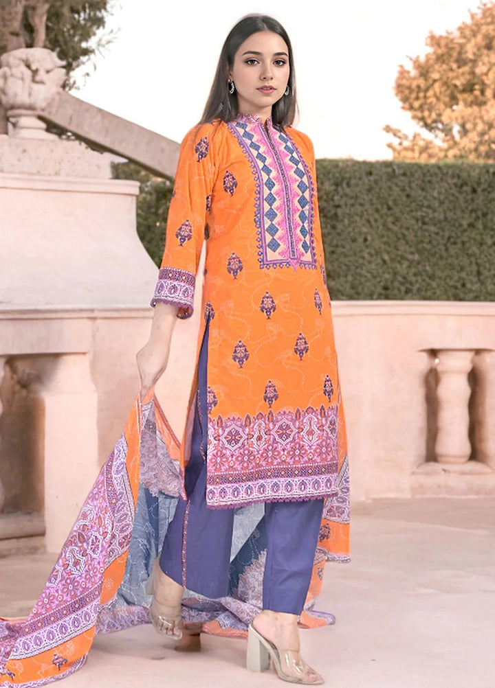 Noorma Kaamal Embroidered Lawn Suit Unstitched 3 Piece NK24L NK-PLE-06 - Summer Collection