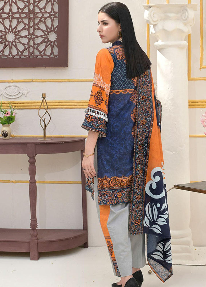 Noorma Kamal Embroidered Lawn Suits Unstitched 3 Piece NK21S NKLCE-01 - Summer Collection