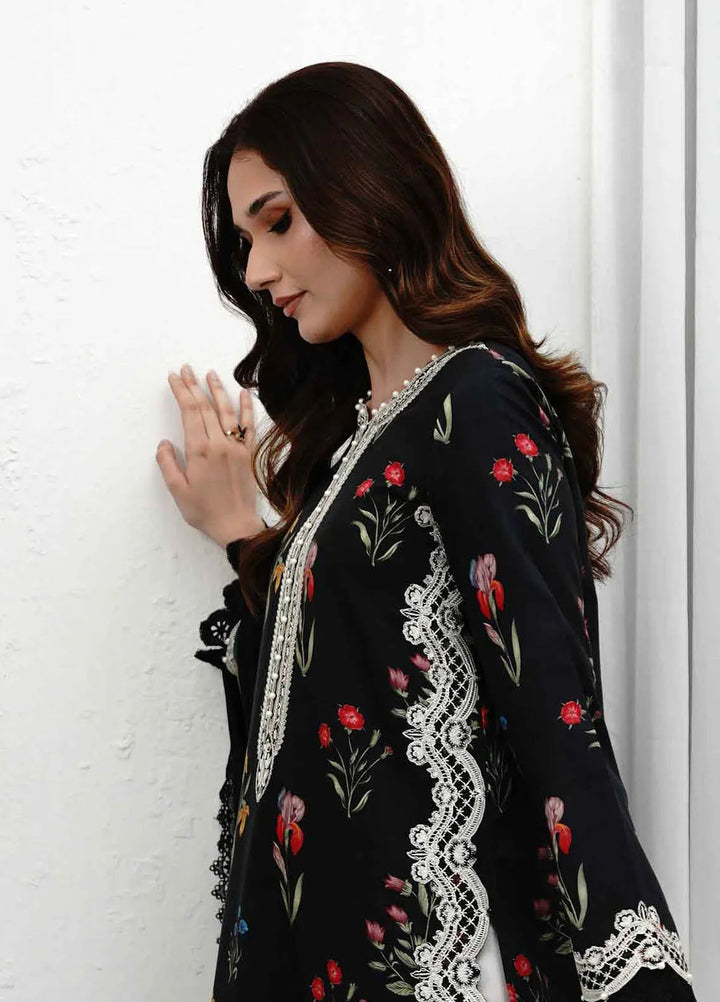 Noura By Bin Ilyas Printed Viscose Suit Unstitched 3 Piece BI24NV 77 A - Winter Collection