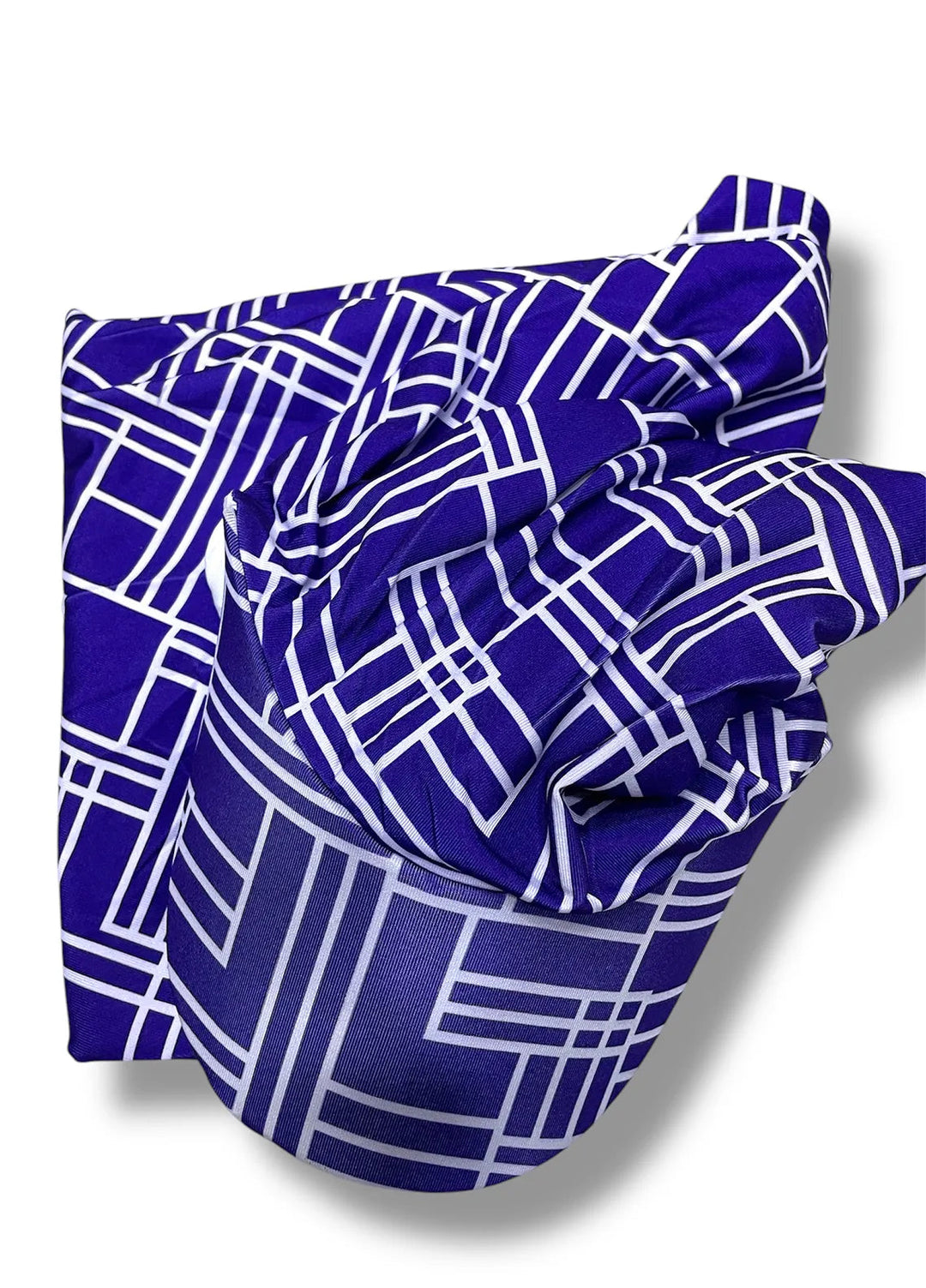 Nourah Womens Hat Geometric Print Indigo - Hat Collection