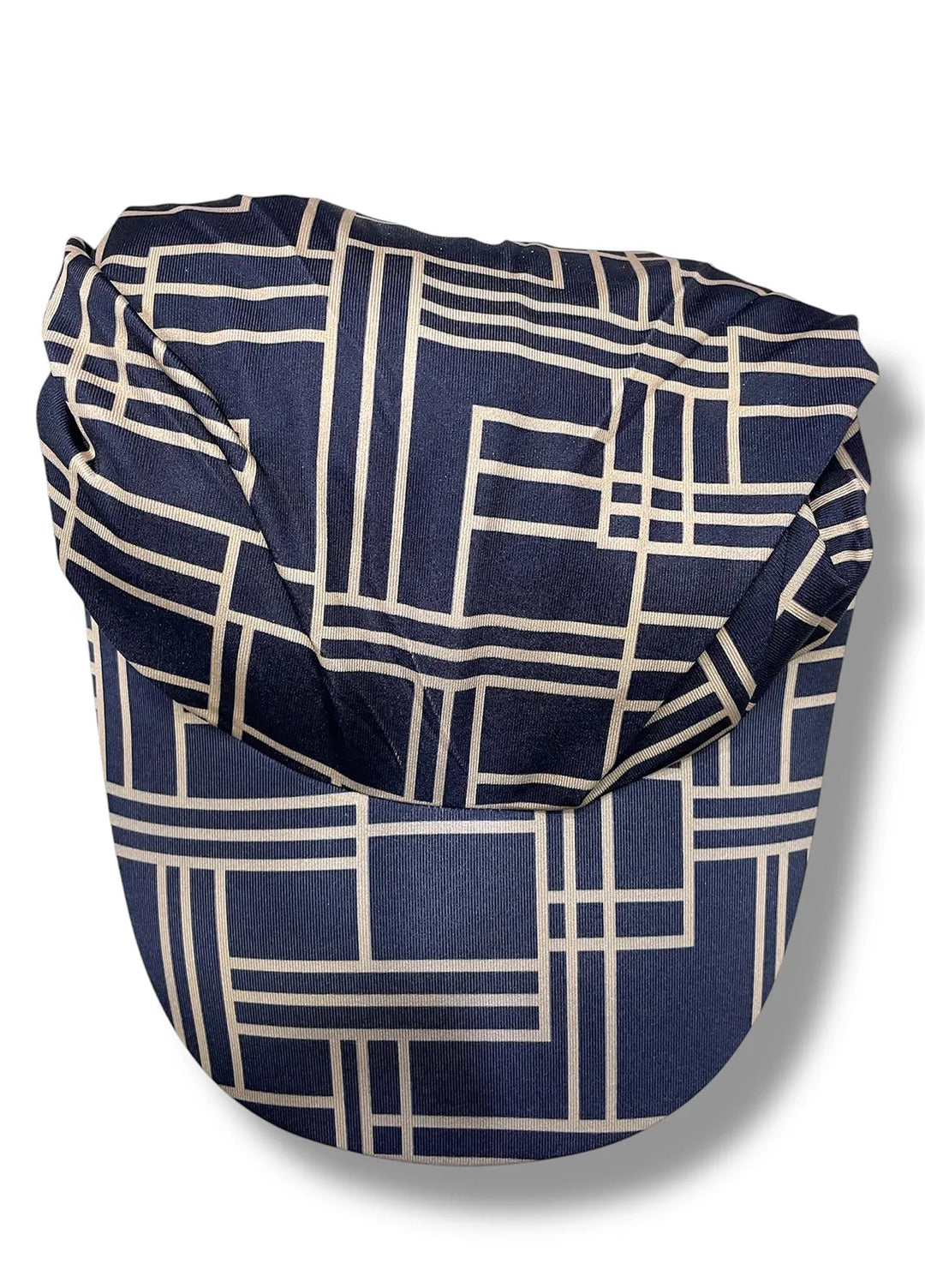 Nourah Womens Hat Geometric Print White - Hat Collection